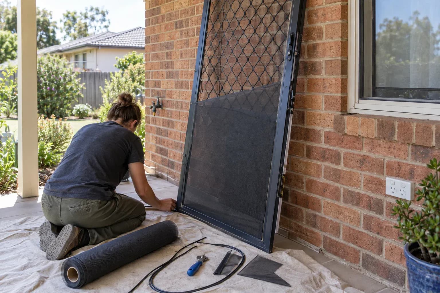 Fly screens and security doors
